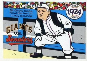 1970 Fleer World Series 021      1924 Senators/Giants#{(John McGraw)